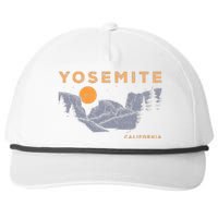 Retro Yosemite Halfdome National Park Vintage Snapback Five-Panel Rope Hat