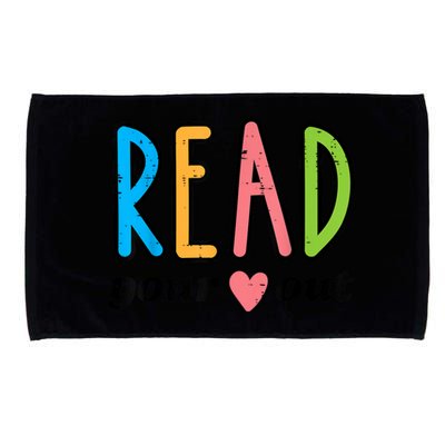 Read Your Heart Read Reading Librarian Book Across America Microfiber Hand Towel