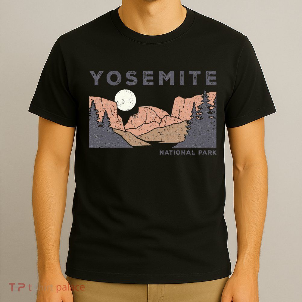 Retro Yosemite Half Dome National Park Vintage T-Shirt