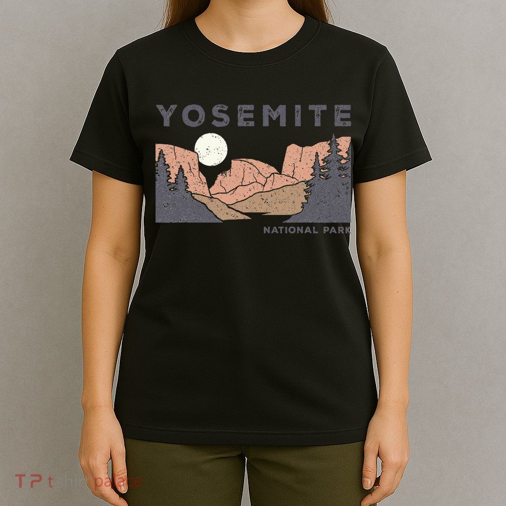 Retro Yosemite Half Dome National Park Vintage T-Shirt