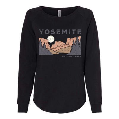 Retro Yosemite Half Dome National Park Vintage Womens California Wash Sweatshirt