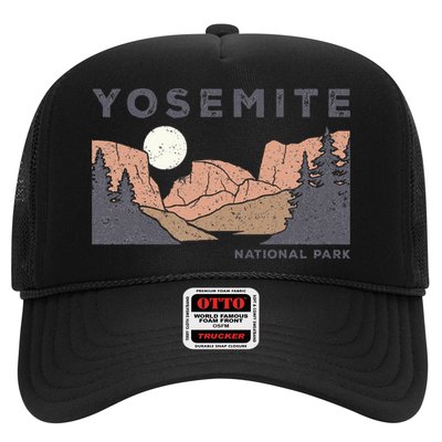 Retro Yosemite Half Dome National Park Vintage Trucker Hat
