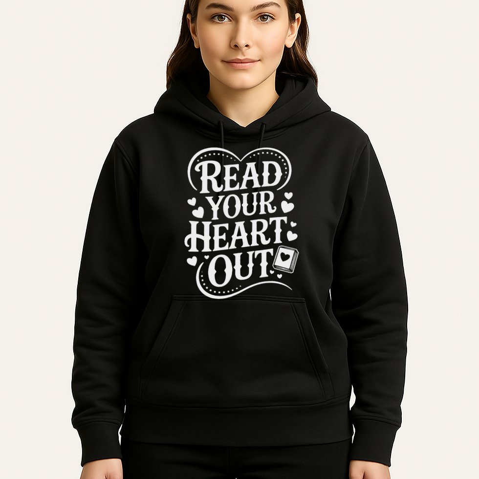 Read Your Heart Out Teacher Women Reader Bookish Book Lover Hoodie