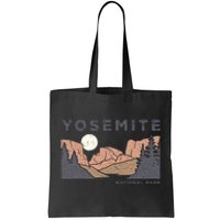 Retro Yosemite Halfdome National Park Tote Bag