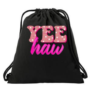 Retro Yee Haw Howdy Rodeo Drawstring Bag