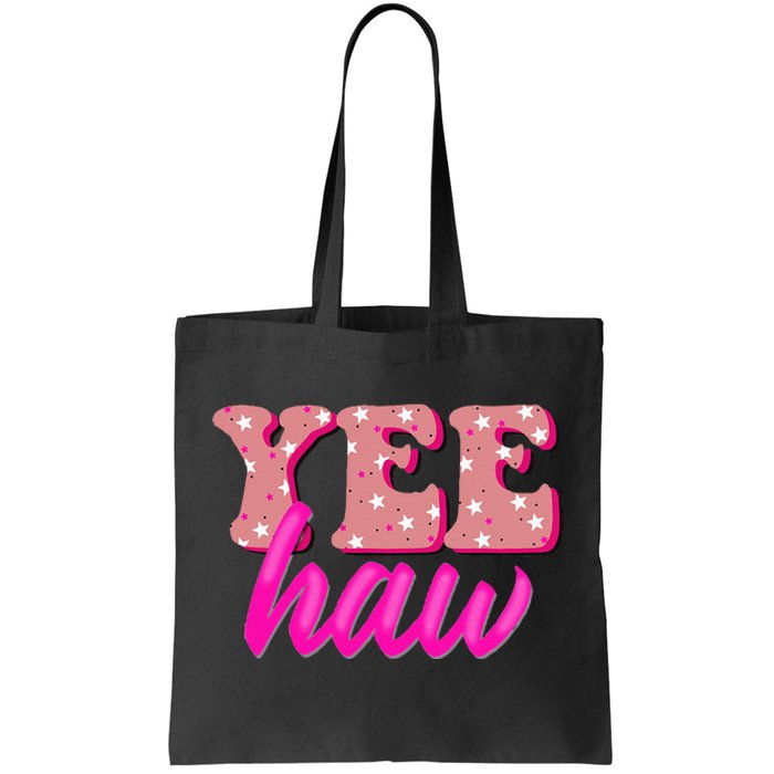 Retro Yee Haw Howdy Rodeo Tote Bag