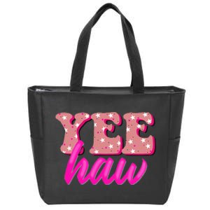 Retro Yee Haw Howdy Rodeo Zip Tote Bag