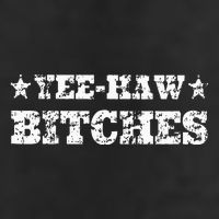 Retro Yee Haw Bitches Funny Yeehaw Western Country Cowgirl 7 Panel Mesh Trucker Snapback Hat
