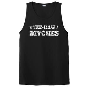 Retro Yee Haw Bitches Funny Yeehaw Western Country Cowgirl PosiCharge Competitor Tank