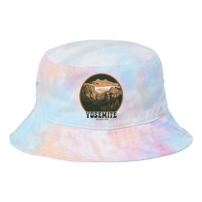 Retro Yosemite Halfdome Women National Park Tie Dye Newport Bucket Hat