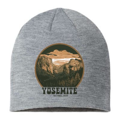 Retro Yosemite Halfdome Women National Park Sustainable Beanie