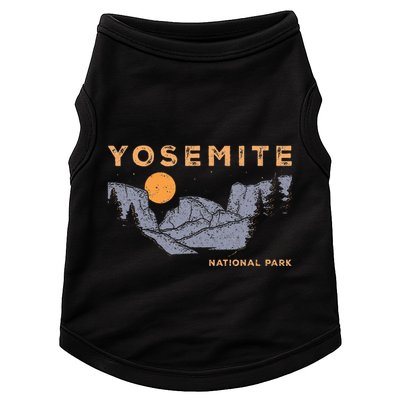 Retro Yosemite Halfdome National Park Vintage Doggie Tank