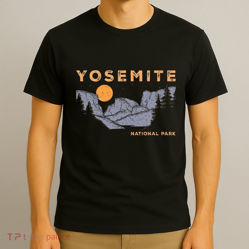 Retro Yosemite Halfdome National Park Vintage T-Shirt