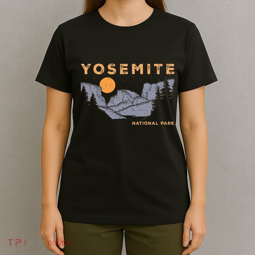Retro Yosemite Halfdome National Park Vintage T-Shirt