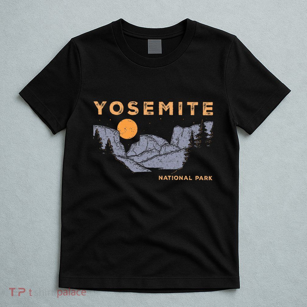 Retro Yosemite Halfdome National Park Vintage T-Shirt