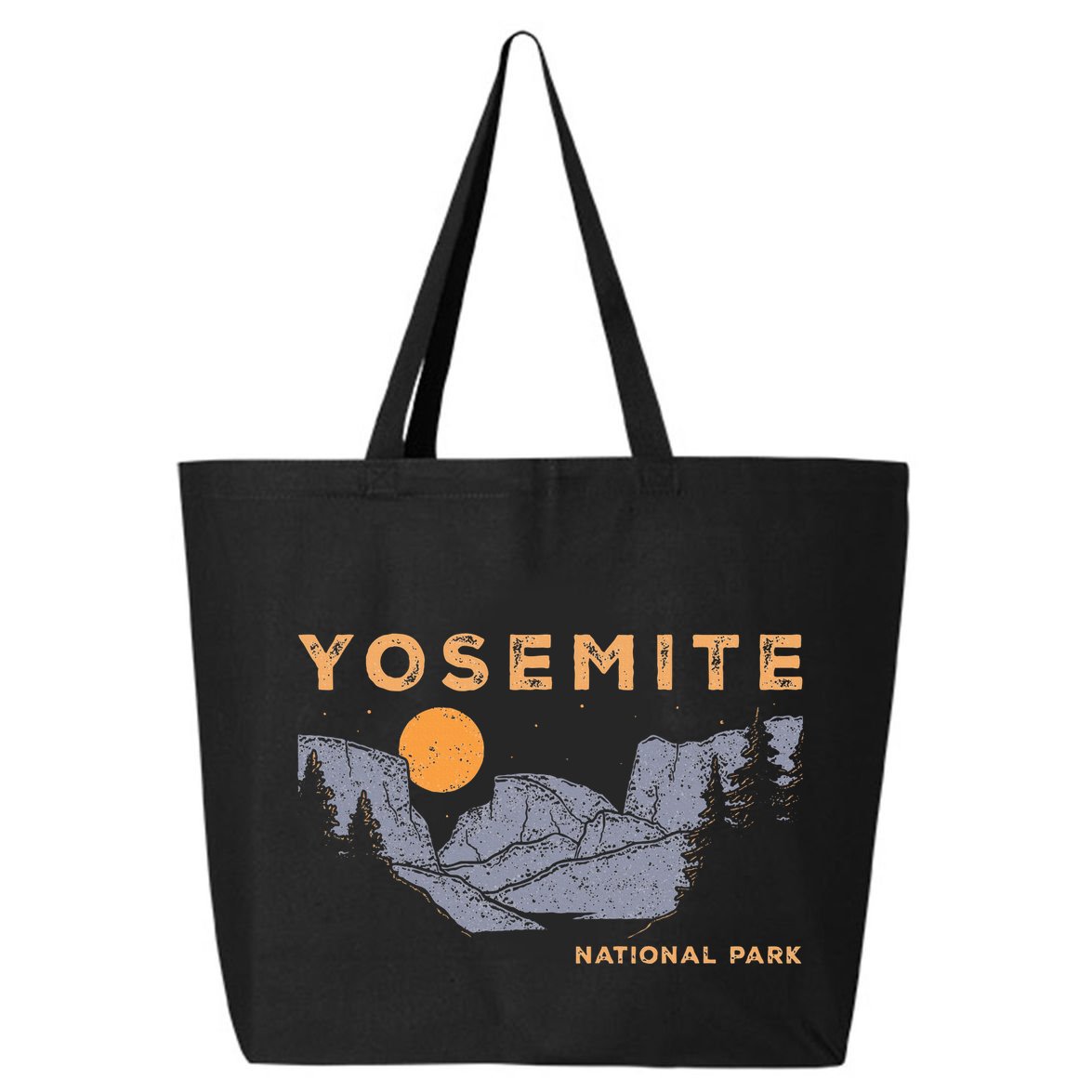Retro Yosemite Halfdome National Park Vintage 25L Jumbo Tote