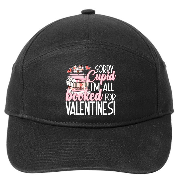 Read Your Heart Out Valentines Day Teacher Book Lover 7-Panel Snapback Hat