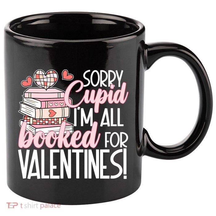 Read Your Heart Out Valentines Day Teacher Book Lover 11oz C Handle Ceramic Mug