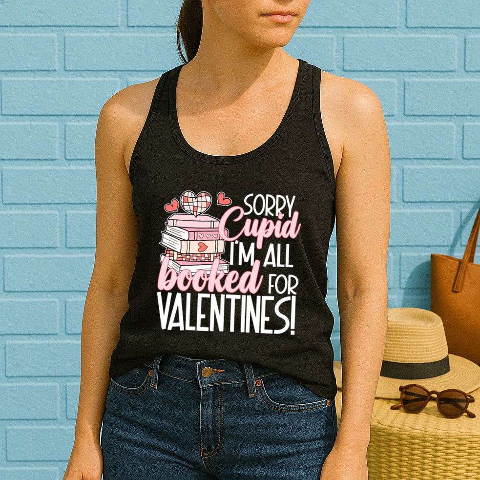 Read Your Heart Out Valentines Day Teacher Book Lover Womens Tank Top