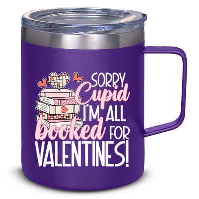 Read Your Heart Out Valentines Day Teacher Book Lover 12oz Stainless Steel Coffee Mug