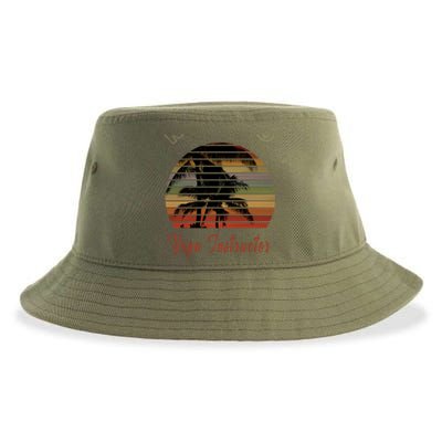 Retired Yoga Instructor Retiret Gift Beach Gift Sustainable Bucket Hat