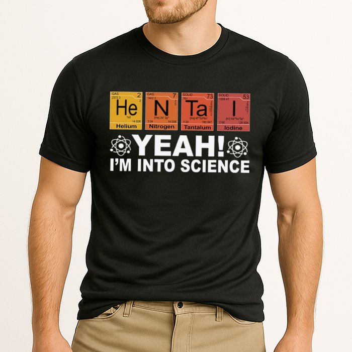 Retro Yeah I'm Into Science Hentai Periodic Table Chemistry Cooling Performance Crew T-Shirt