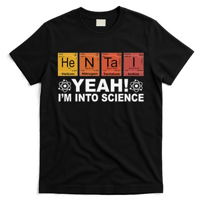 Retro Yeah I'm Into Science Hentai Periodic Table Chemistry T-Shirt