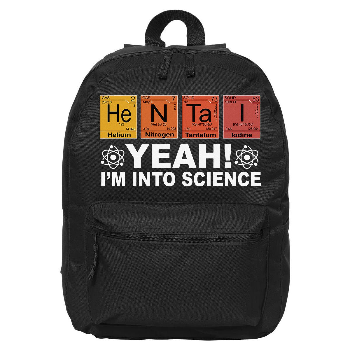 Retro Yeah I'm Into Science Hentai Periodic Table Chemistry 16 in Basic Backpack