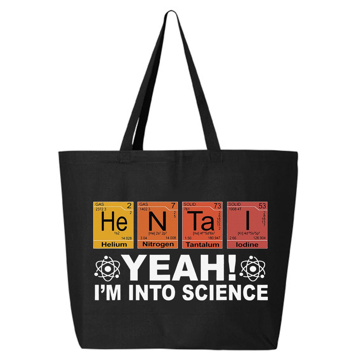 Retro Yeah I'm Into Science Hentai Periodic Table Chemistry 25L Jumbo Tote