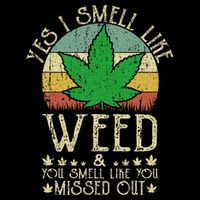Retro Yes I Smell Like Weed You Smell Like You Missed Out Hoodie