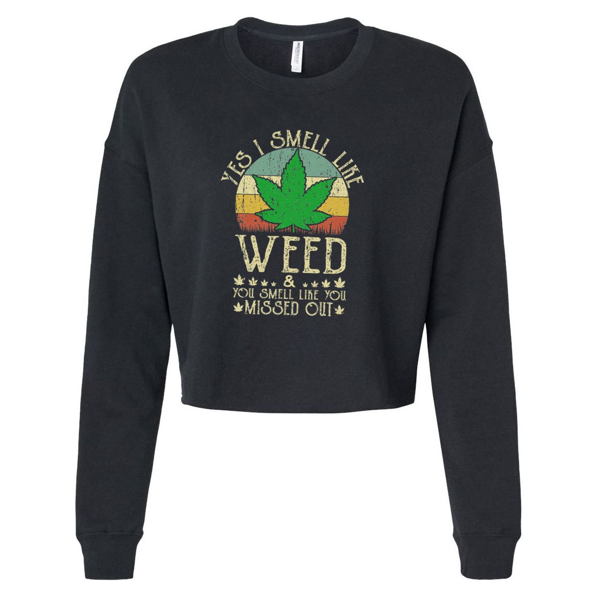 Retro Yes I Smell Like Weed You Smell Like You Missed Out Apron
