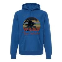 Retired Yoga Instructor Retiret Gift Beach Gift Premium Hoodie