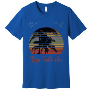 Retired Yoga Instructor Retiret Gift Beach Gift Premium T-Shirt