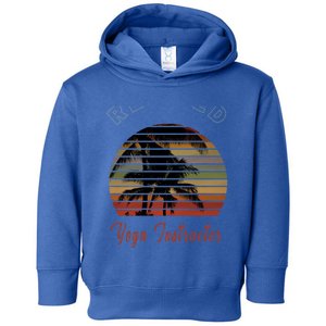 Retired Yoga Instructor Retiret Gift Beach Gift Toddler Hoodie