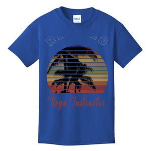 Retired Yoga Instructor Retiret Gift Beach Gift Kids T-Shirt