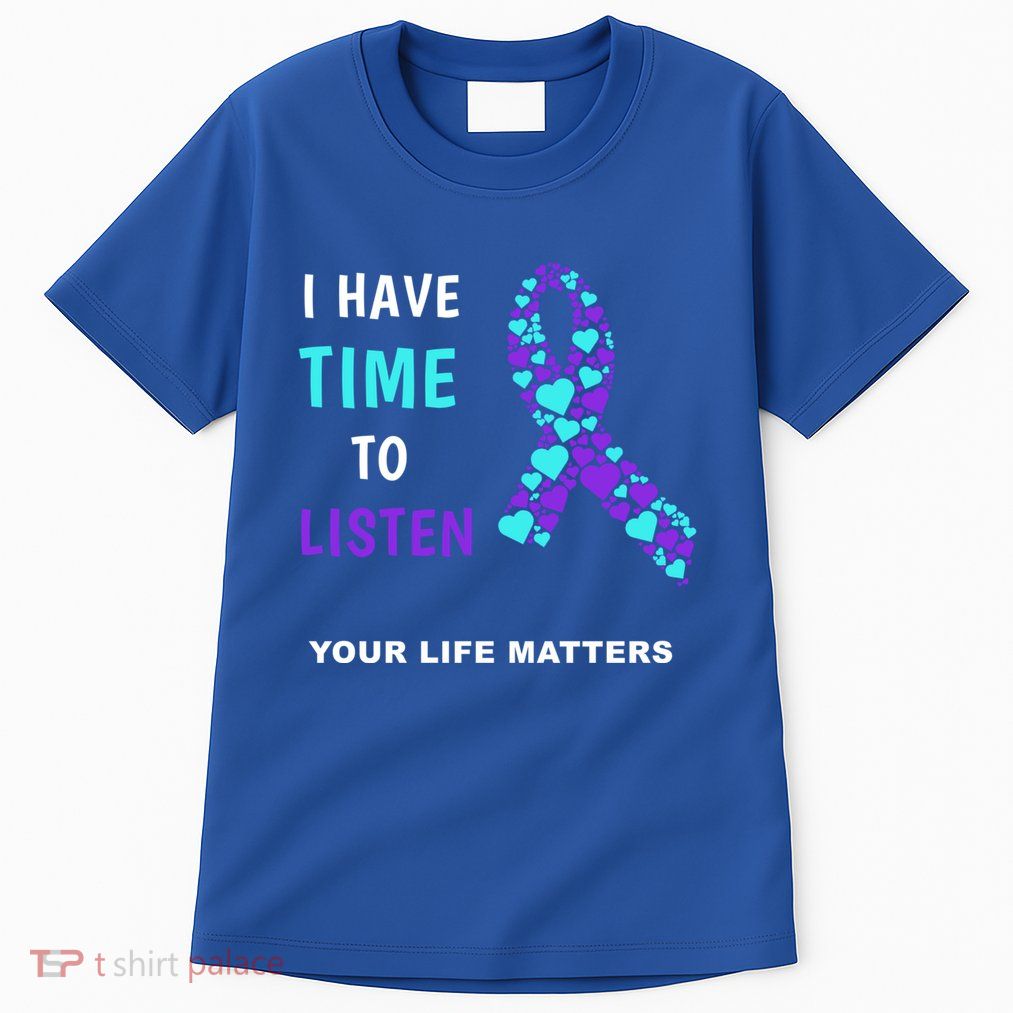 Ribbon Your Life Matters Gift Cool Gift Tall T-Shirt
