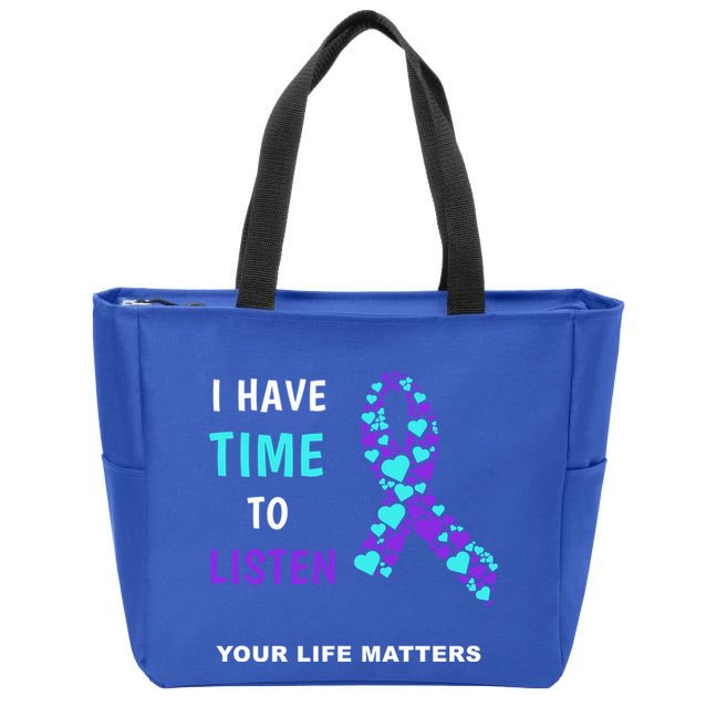 Ribbon Your Life Matters Gift Cool Gift Zip Tote Bag