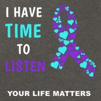 Ribbon Your Life Matters Gift Cool Gift Cotton Canvas Backpack