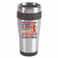 Retro You Look Like The Fourth of July 4th of July 16oz Travel Tumbler