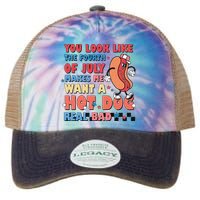 Retro You Look Like The Fourth of July 4th of July Legacy Tie Dye Trucker Hat