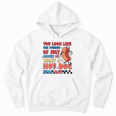Retro You Look Like The Fourth of July 4th of July Hoodie
