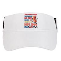 Retro You Look Like The Fourth of July 4th of July Adult Drive Performance Visor