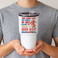 Retro You Look Like The Fourth of July 4th of July Tumbler