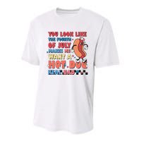 Retro You Look Like The Fourth of July 4th of July Youth Performance Sprint T-Shirt