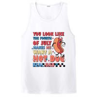 Retro You Look Like The Fourth of July 4th of July PosiCharge Competitor Tank