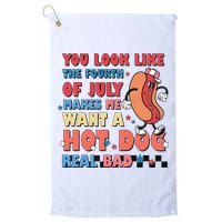 Retro You Look Like The Fourth of July 4th of July Golf Towel