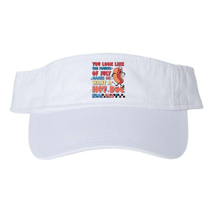 Retro You Look Like The Fourth of July 4th of July Visor
