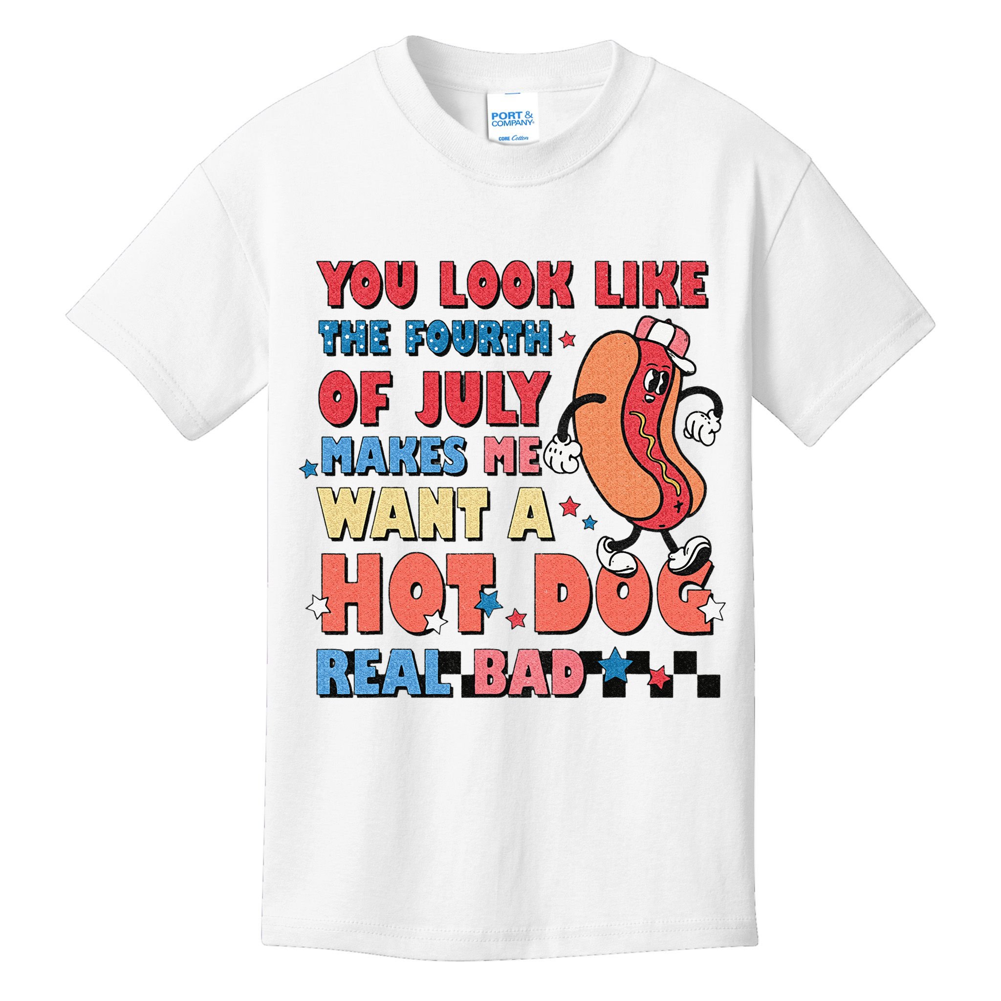 Retro You Look Like The Fourth of July 4th of July Kids T-Shirt