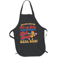 Retro You Look Like The 4th Of July Makes Me Want A Hot Dog Real Bad Apron