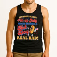 Retro You Look Like The 4th Of July Makes Me Want A Hot Dog Real Bad Tank Top